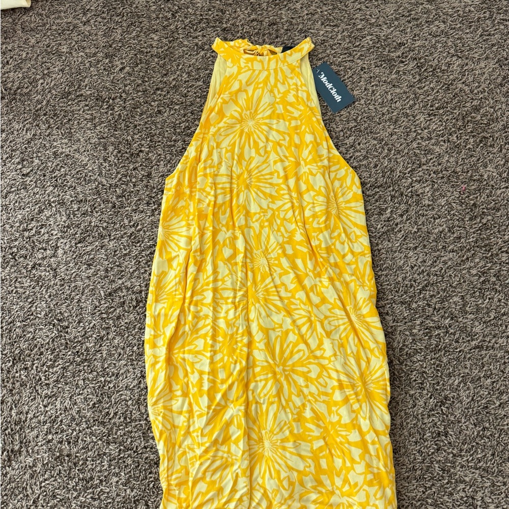 NWT Modcloth Yellow Sleeveless Dress